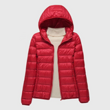 Rood met capuchon