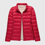 Rood met staande kraag
